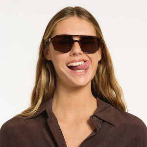 Status Anxiety: Subliminal Sunglasses - Brown Tort
