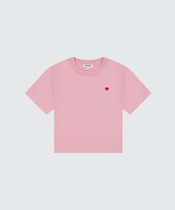 Heart Tee | Soft Pink