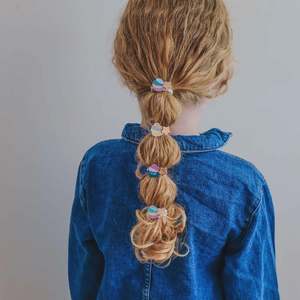 Chubby shooting star hair ties