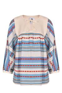 Pearl & Caviar Zakar Blouse - Turquoise