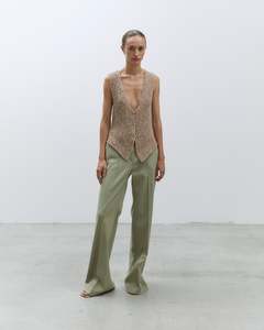 Alysi: Alysi Deloris Gilet - Oat