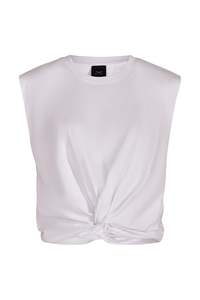 T Shirts Tanks: Husk Twist Tee - White