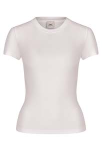 Husk Rib Tee - White