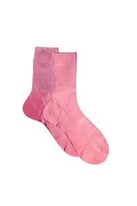 Maria La Rosa Ribbed Sock - Rose