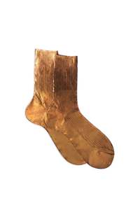 Maria La Rosa: Maria La Rosa Ribbed Sock - Chocolate