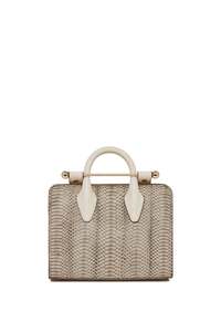 Strathberry: Strathberry Nano Tote - Vanilla