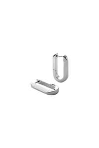 Jenny Bird U-Link Earrings - Silver