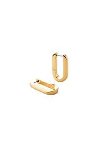 Jenny Bird: Jenny Bird U-Link Earrings - Gold