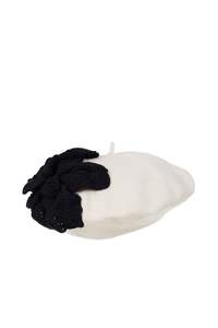 Misa Harada: Misa Harada Ada Beret - Cream