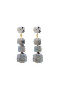 Just In Alemais: Vanessa Baroni Shaped Earring - Ink