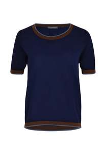 In Bed With You Scoop Tee - Lapis