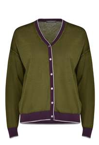 In Bed With You Vellah Cardi - Olive