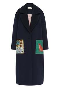 Alemais LORENZA COAT - Navy