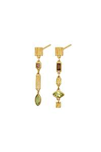 Temple Of The Sun Cindi Earrings - Gold