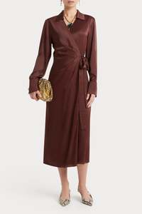 Am To Pm: Husk Luna Dress - Chestnut