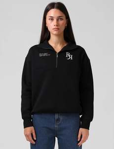 Womens Hoodies Sweats: RPM 1/4 Zip Sweater