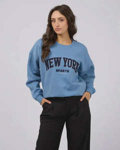 Womens Hoodies Sweats: All About Eve New York Oversized Crew
