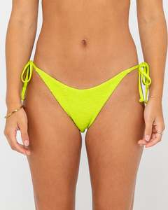 Rusty Sandalwood Midi Side Ties Bikini Bottom