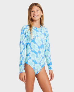 Billabong: Billabong Happy Hibiscus LS Bodysuit