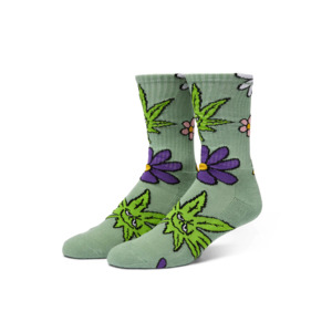 HUF Green Buddy Allergies Socks