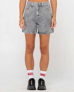 Womens Shorts Skirts: Rusty Cyprus High Denim Short