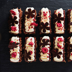 Products: Coconut Raspberry Lamingtons - Hyatt Pantry Restaurant - Wynyard Quarter, Auckland - Coffee & Brunch