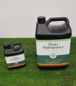 Best Value Hydroponic Nutrient Whakatupu Range: Mr Grow