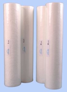Home Filter Cartridges: 20x4.5 Jumbo 1 micron Gradient Density Polyspun Filter (NSF)
