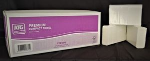 Folded Paper Towels: HD Premium Compact Towel 20pkts x 120sheets