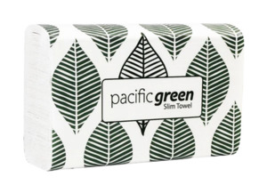 Green 100% Recycled 1ply Slim Towel 250 sheets x 16 packs