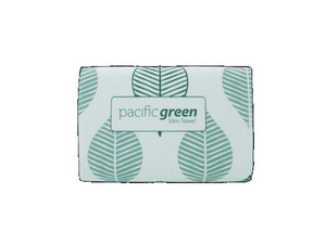 Pacific Green Mixed Pulp 1ply Slim Towel 250 sheets x 16 packs