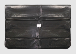 Bin Liners LARGE: 240Ltr Black Wheelie Bin Liner (1125 x 1500mm) 38MU x30 per pack