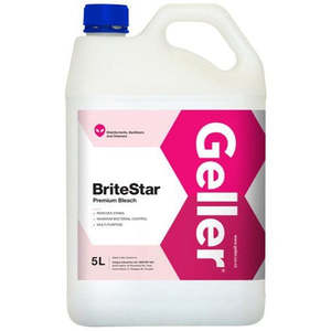 Products: Geller Britestar Bleach Cleaner 5L