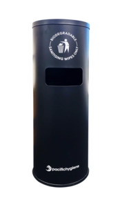 Products: HygieneNix Gym Wipe Dispenser, Black