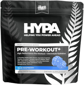 Supplements: Hypa Pre-Workout+ High Stim Pre-Workout & Electrolyte Hydration