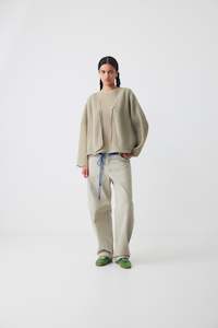 Donnie Cardigan | Light Taupe