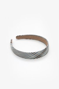 Hair: Plaid Headband | Blue