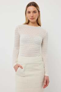 Tops Shirts: Layering Top | Ivory Lace