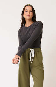 Tops Shirts: Aspyn Top | Charcoal