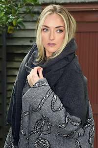 Wrap Around Scarf | Black