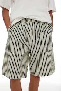 Ricochet: Linley Short | Sage/Khaki Stripe