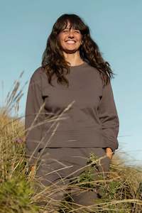 Edie Sweatshirt | Charcoal