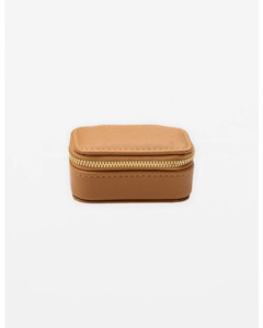 Stella Gemma: Small Rectangle Jewellery Box | Caramel