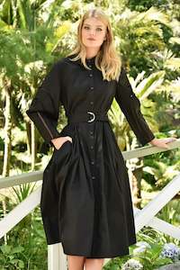 Coop: Shakes And Ladders Dress | Black