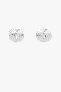 All: Silver Knot Earring