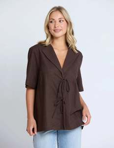 Solene Shirt | Chocolate