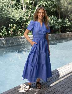 Vittoria Dress | Aegan Stripe