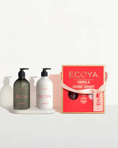 Candles Scents: Bathroom Gift Set | Guava & Lychee