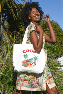 Bag To The Beach Bag | White/Red