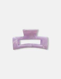 Hair: Rectangle Hair Claw | Marbled Lilac